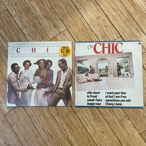 Chic LP Lot vintage vinyl records soul disco funk rnb albums